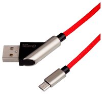 Кабель Viptek X29 USB - microUSB 1 м красный
