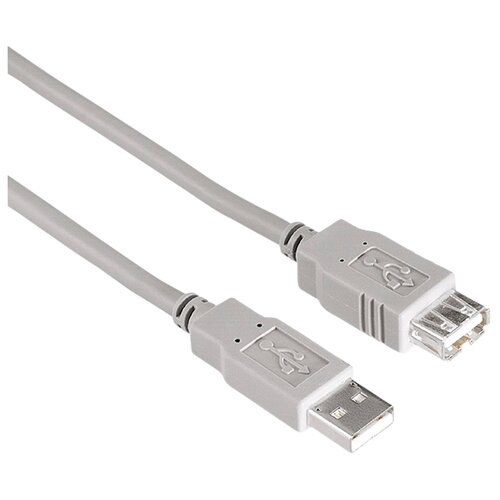 фото Удлинитель HAMA USB - USB (00030619) 1.8 м серый