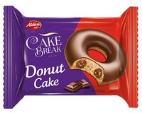 Aldiva пончик Cake break с какао кремом в шоколадной глазури, 50 г