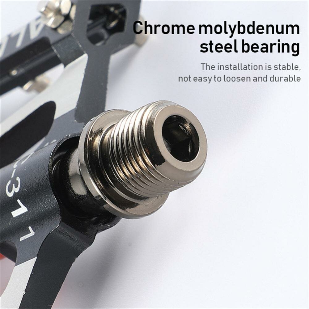 Педали West Biking 3 Bearing Pedals Silver, 2 штуки