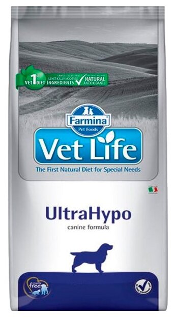 Корм для собак Farmina Vet Life Canine UltraHypo