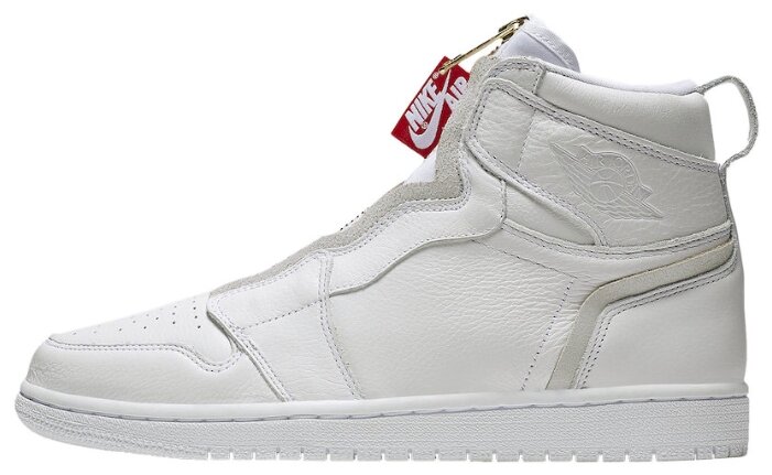 air jordan 1 high zip white