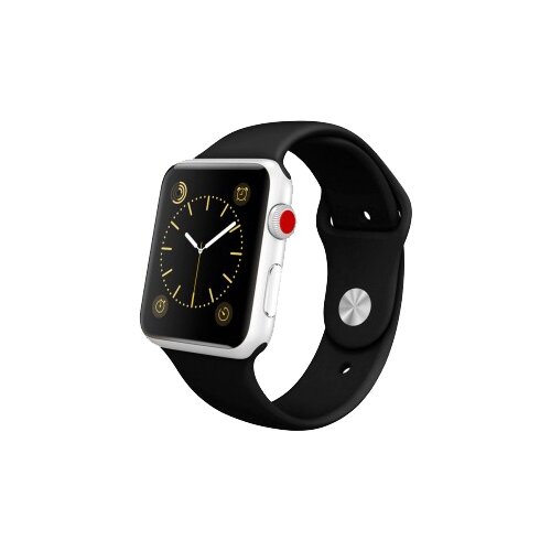 Умные часы IWO 5 (silicone), серебристый/черный умные часы smart watch iwo 5 black