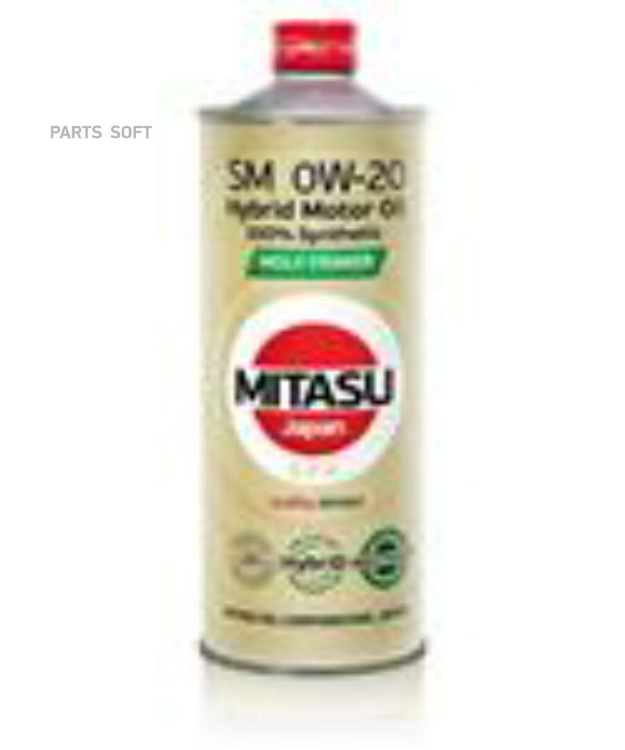 MITASU MJM021 MITASU 0W20 1L масо моторное MOLY-TRiMER HYBRID API SM/ILSAC GF-4/ACEA A1/B1-04 синт