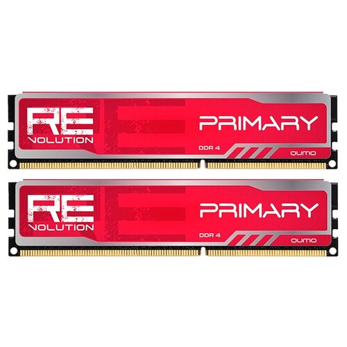 Оперативная память Qumo ReVolution Primary 16 ГБ (8 ГБ x 2) DDR4 2800 МГц DIMM CL16 Q4Rev-16G2M2800P16PrimR
