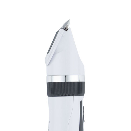 Нож DEWAL BEAUTY для машинки Panda White (HC9001-White), сталь с титановым покрытием, высота среза 0,8-2,0 мм, 5 уровней установки, белый B-9001 - фотография № 3