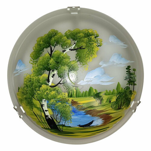 Настенно-потолочный светильник E27 Дюна лето (300) НПБ 01-2х60-001