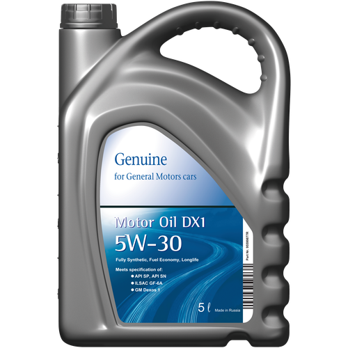 Масло моторное Genuine Motor Oil DX1 5W30 1л