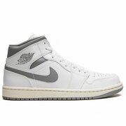 Grey white jordan outlet 1
