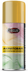 Veslee Аэрозольная краска Veslee акриловая, жёлтая, RAL 1018 100 мл