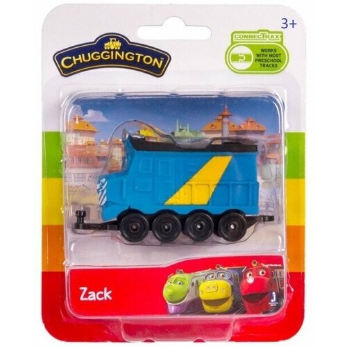 Паровозик CHUGGINGTON Зак в блистере паровозик robot trains кей в блистере