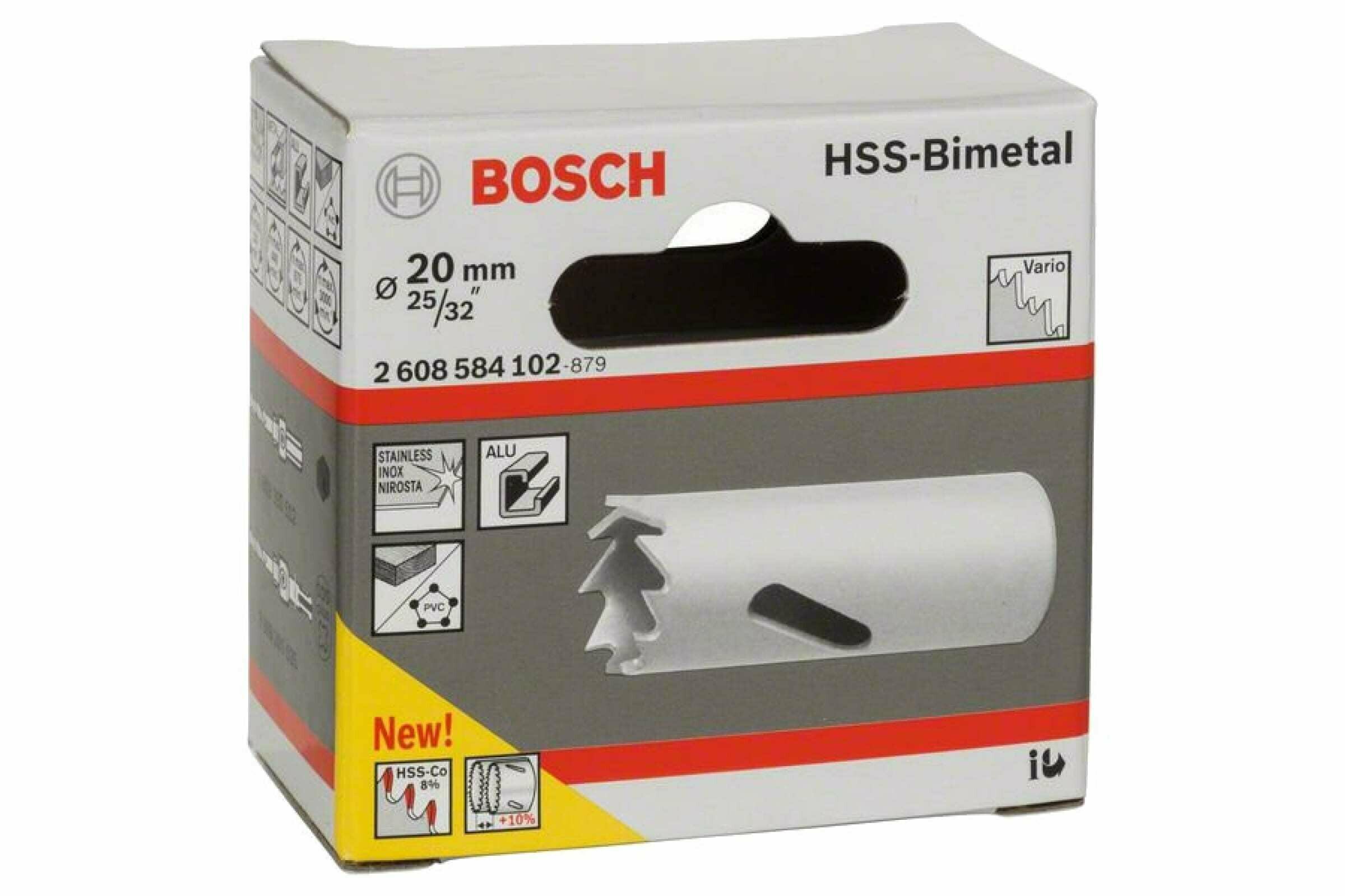 Коронка Bosch Standard 20 mm, биметалл (2608584102) - фото №11