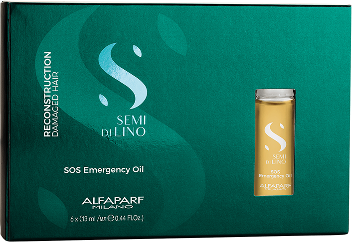ALFAPARF MILANO Масло восстанавливающее структуру волос / SDL R SOS EMERGENCY OIL 6*13 мл