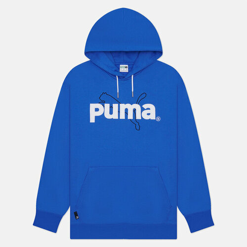 Толстовка PUMA, силуэт прямой, размер S, синий