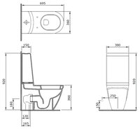 Унитаз Bocchi Taormina Pro 1017-005-0129