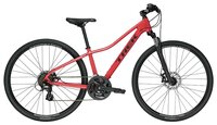 Горный гибрид TREK Dual Sport 1 Womens (2019) infrared XS (158-165) (требует финальной сборки)