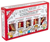 Набор головоломок Professor Puzzle Puzzling Professors - 5x Wooden Puzzle Set (PC1426) 5 шт. бежевый