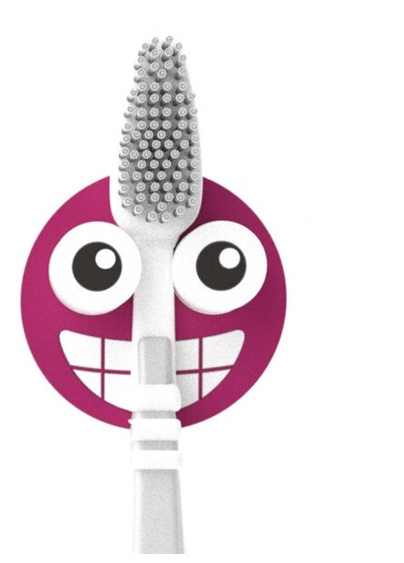 Держатель Balvi Emoji для зубной щётки, фиолетовый