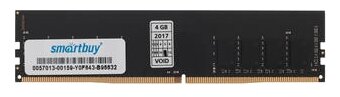 Оперативная память SmartBuy 4 ГБ DDR4 2133 МГц DIMM CL15