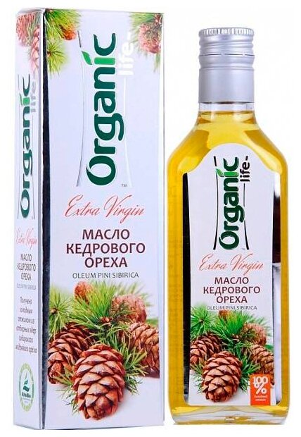 Organic Altay масло кедрового ореха, 0.25 л