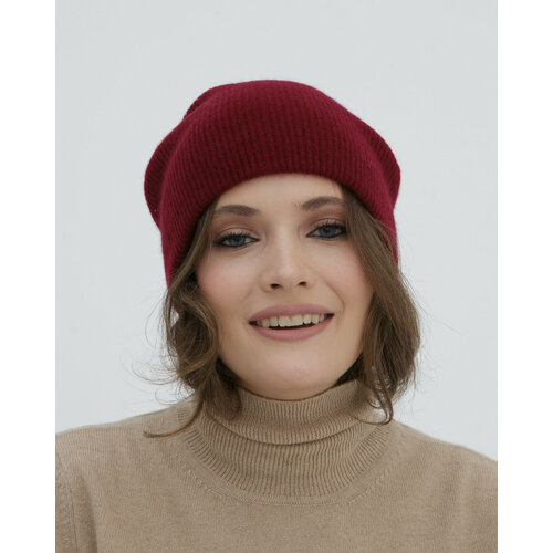 фото Шапка ulzii cashmere, размер onesize, бордовый