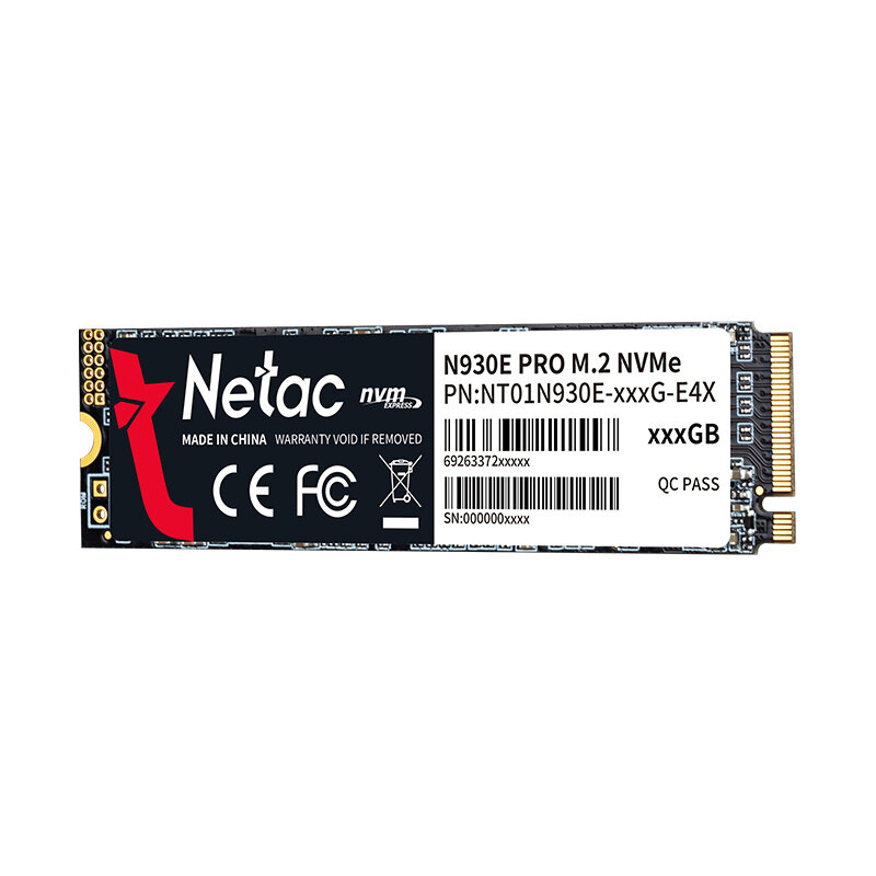 Внутренний SSD-накопитель Netac N930E 512GB Pro Series M2 2280, PCIe NVMe, 3D TLC/QLC, Черный NT01N930ES-256G-E2X - фото №17