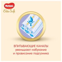 Huggies подгузники Elite Soft 4 (8-14 кг) 66 шт.