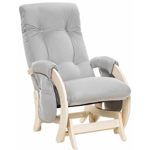 Кресло для кормления Milli Smile с карманами, Дуб шампань, ткань V 51