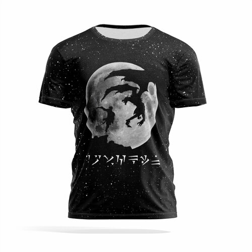 фото Футболка panin brand, размер xxl, черный, серый