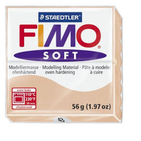 Полимерная глина FIMO Soft запекаемая телесный (8020-43), 57 г