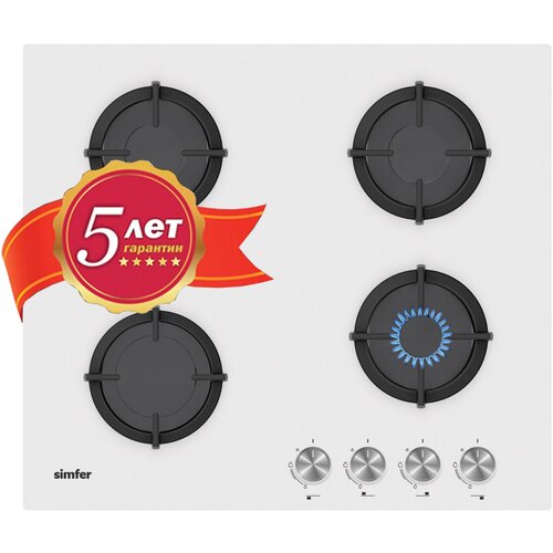 Встраиваемая газовая варочная панель Simfer H60N40W416 2339000₽
