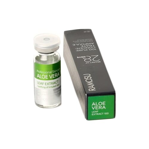 Ramosu Aloe Vera Leaf Extract 100 Сыворотка для лица концентрат алоэ, 10 мл