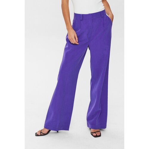 Брюки NUMPH, размер 36, фиолетовый брюки numph размер 36 мультиколор