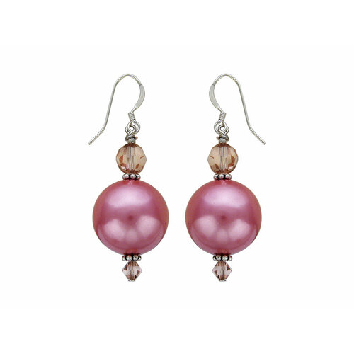 Серьги с подвесками Эстет розовый 1320₽