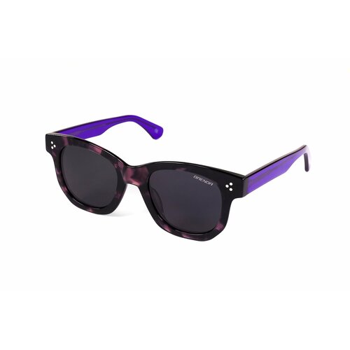 фото Солнцезащитные очки brenda, круглые, с защитой от уф, поляризационные, для женщин, фиолетовый