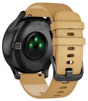 Часы Garmin Vivomove HR Premium розовое золото/бежевый