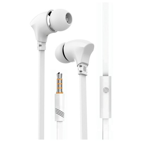 Наушники Celebrat G3, mini jack 3.5 mm, white