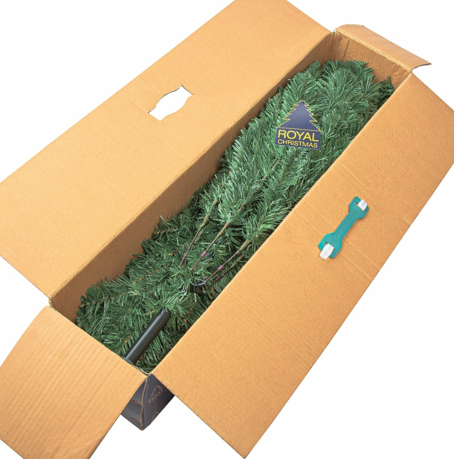 Ель искусственная Royal Christmas Dakota Reduced Hinged (85120) 120см напольная зеленый - фото №14