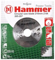 Пильный диск Hammer Flex 205-207 CSB PL 210х30 мм