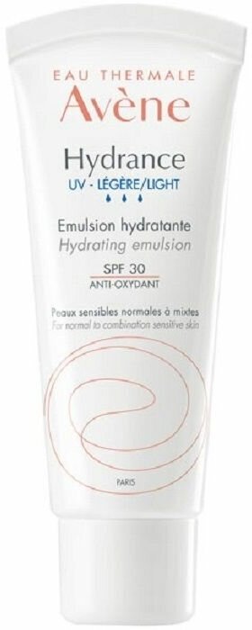 Avene Гидранс UV Лежер Эмульсия SPF30 для нормальной и комбинированной кожи 40мл