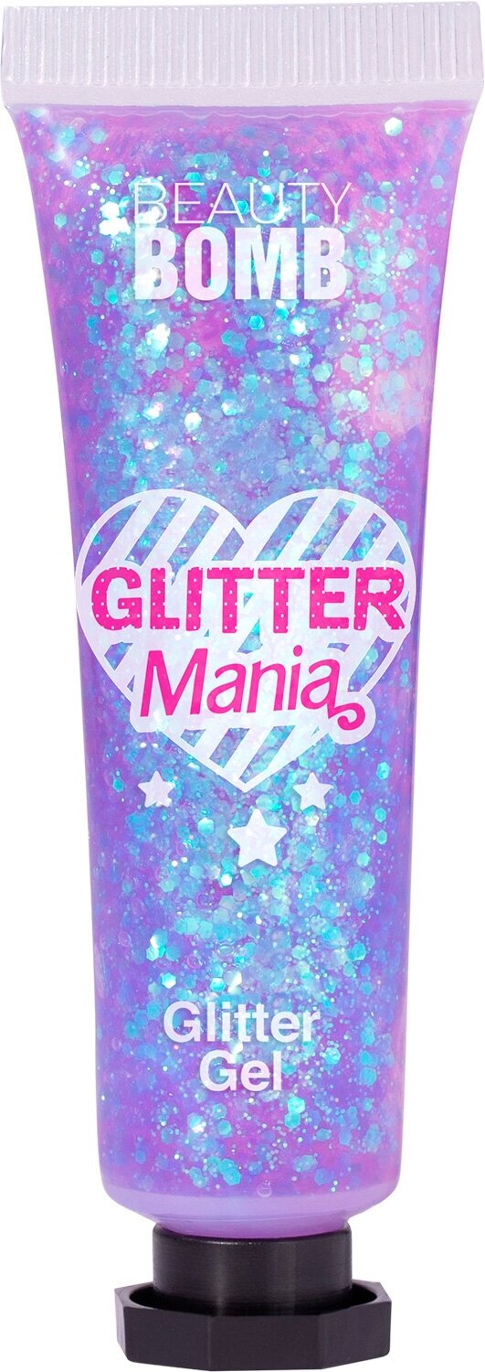 Глиттер гель для лица Beauty Bomb Glitter Mania тон 04