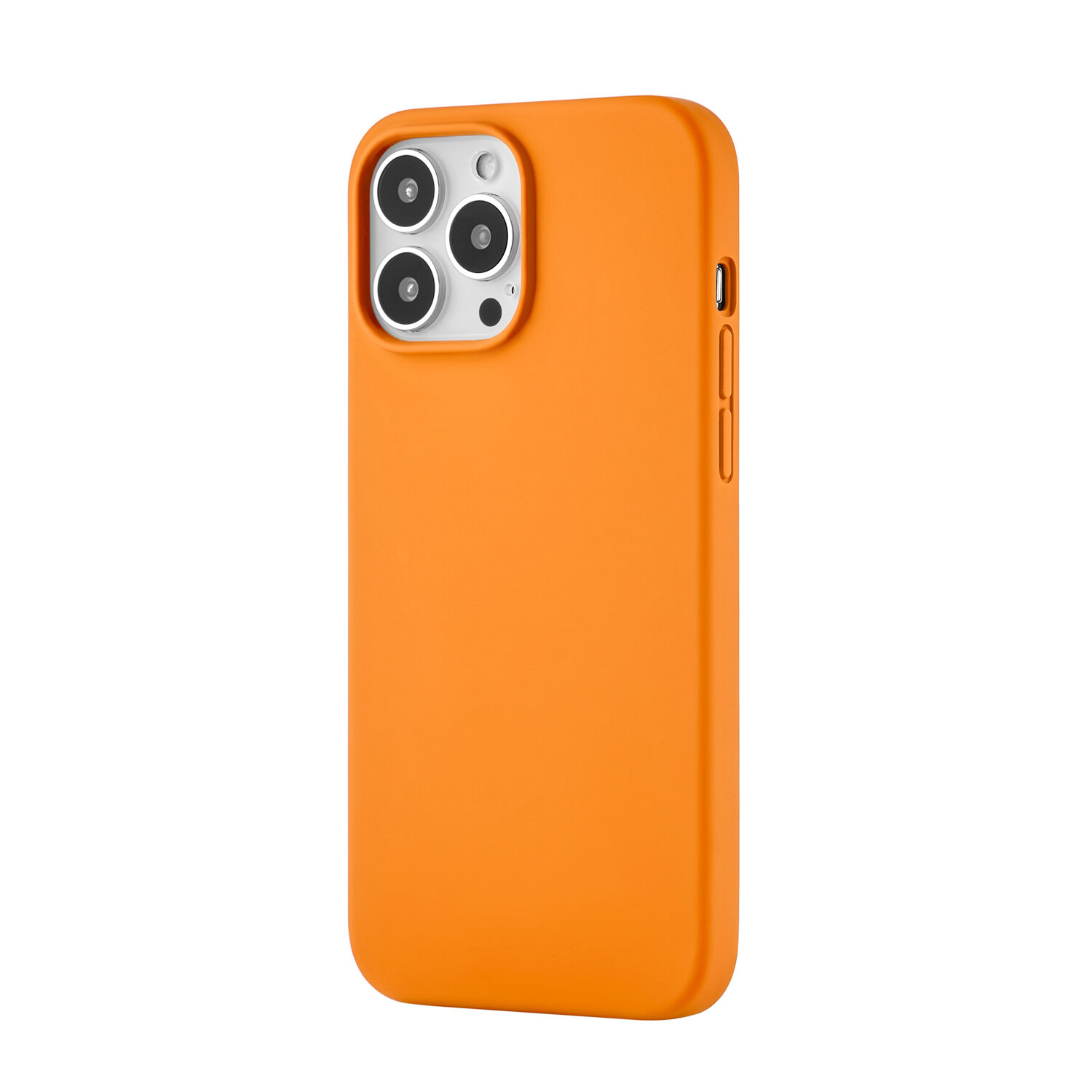 Чехол uBear Touch Case (Liquid silicone) для iPhone 13 Pro Max, оранжевый