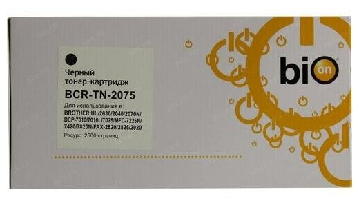 Bion Картридж для Brother HL-2030/2040/2070, DCP-7010/7025, MFC-7420/7820,черный 2500 стр [Бион] - фото №2