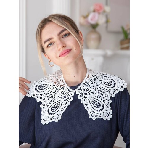 Съемный воротник Неушанка, белый