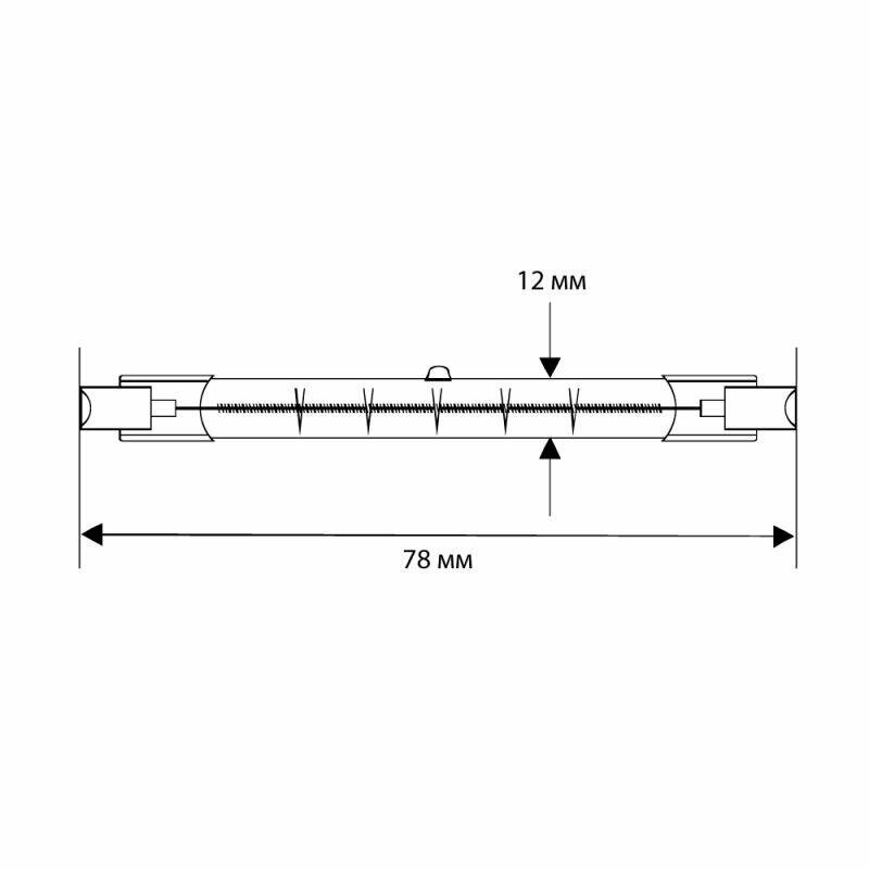 Галогенная лампа Camelion J78 100W R7s - фотография № 16