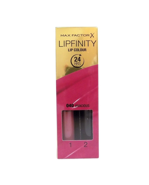 Макс Фактор / Max Factor - Помада+Блеск для губ Lip Colour Lipfinity тон 040 Vivacious 4,2 г