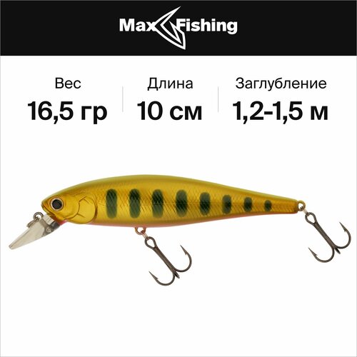 Воблер для рыбалки Lucky Craft Pointer 100 SP #860 Yellow Pink Red Rainbow