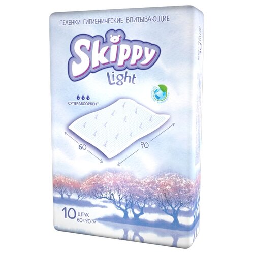 фото Одноразовые пеленки Skippy Light 60х90 10 шт.