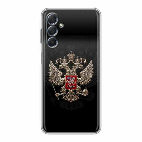 Дизайнерский силиконовый чехол для Самсунг М54 / Samsung Galaxy M54 Герб России