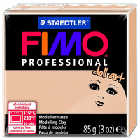 Полимерная глина FIMO Professional doll art 85 г полупрозрачный розовый (8027-432)